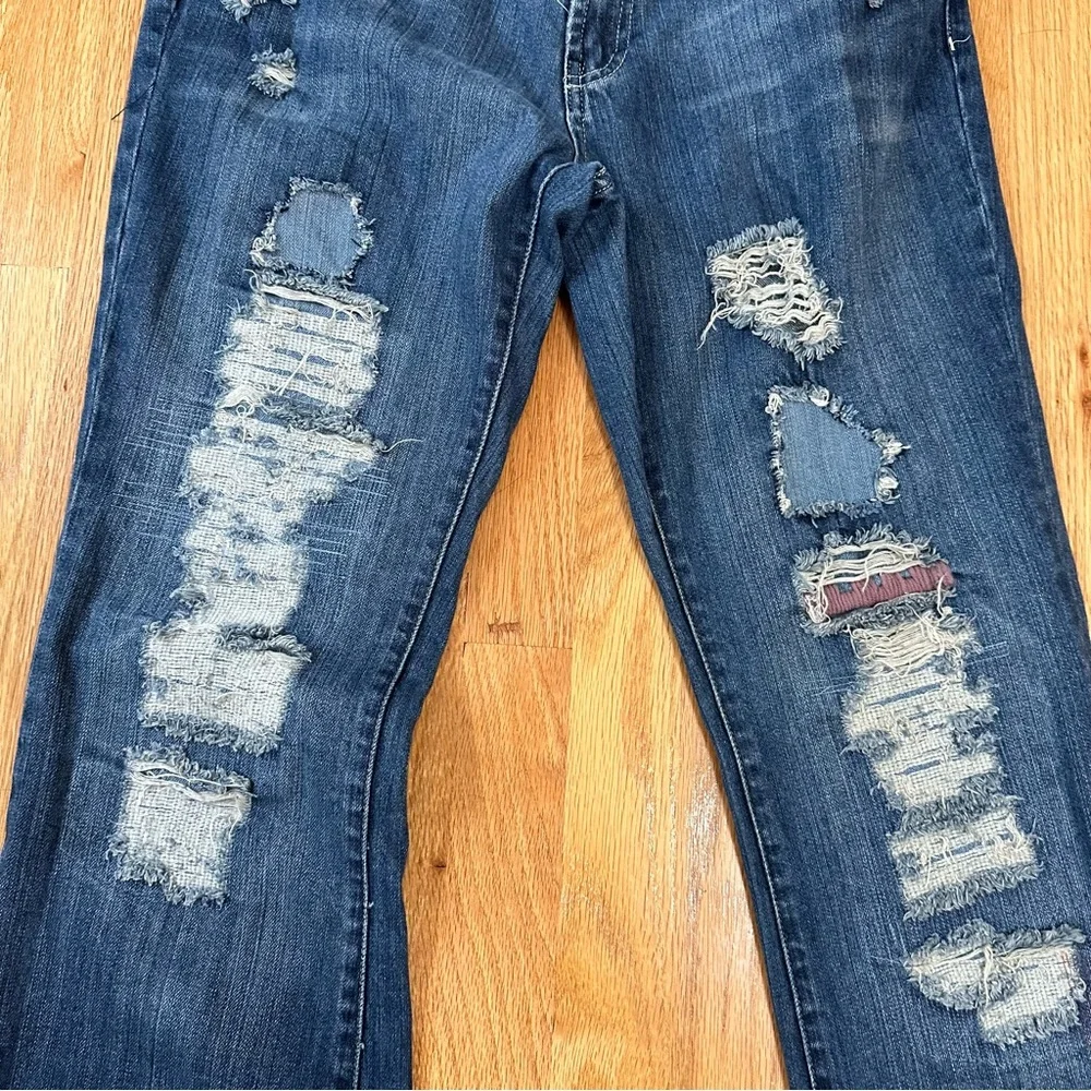 American Eagle AE Hipster Skinny Jeans - Distressed